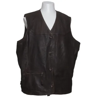 Leather vest (Brown) from A.W. Dunmore Leather, Polyester