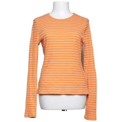 Långärmad t-shirt (Orange, Vit) från Weekday Bomull, Elastan