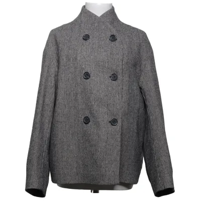 Pea coat (Gray) from Arket Acetate, Acrylic, Cotton, Polyamide, Polyester, Viscose, Wool