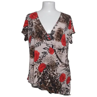 Topp (Beige, Röd, Flerfärgad) från Saloos Elastan, Polyester