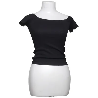 Top (Sort) fra Lager 157 Elastan, Polyester