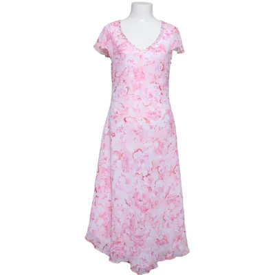 Klänning (Rosa, Vit) från Together Polyester
