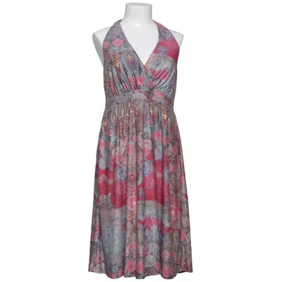 Halterneck-kjole (Pink, Flerfarvet) fra Ilse Jacobsen Elastan, Polyester
