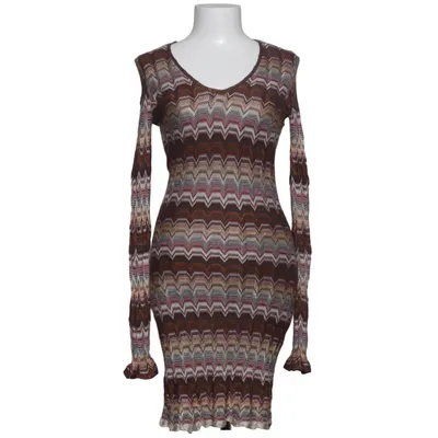 Dress (Brown, Multicolored) from Ana Alcazar Acetate, Cotton, Polyester