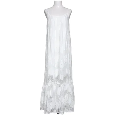 Robe de plage (Blanc) Coton, Polyamide