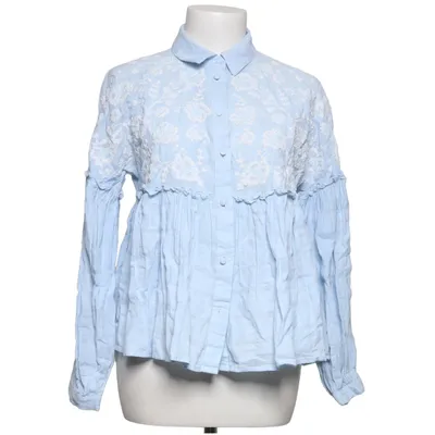 Blouse (Bleu) de Zara Coton