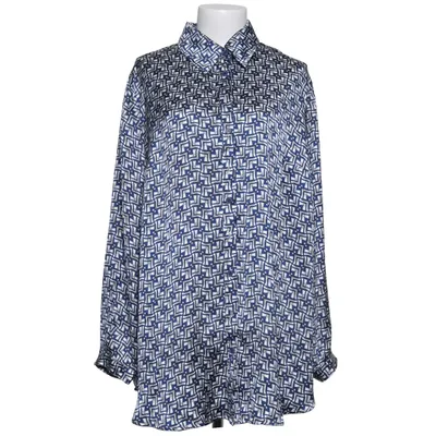 Shirt (Blue, White) from AnnaLisa Polyester