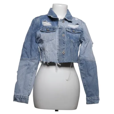 Denimjakke (Blå) fra Laulia Bomuld, Viscose