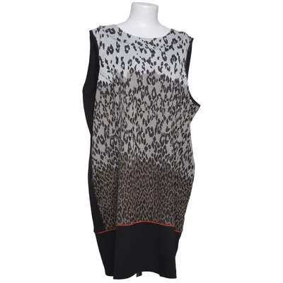 Dress (Black, Beige) from Open End Elastane, Polyester