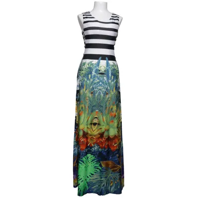 Maxi jurk (Blauw, Groen, Meerkleurig) van Lucas & Emma Fashion Elastaan, Polyester
