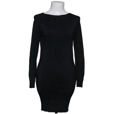 Dress (Black) from Ebelieve Cashmere, Cotton, Metallic fiber, Polyamide, Wool