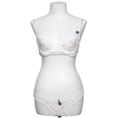 Underklädesset (Vit, Rosa) från Censored Bomull, Elastan, Polyamid, Polyester