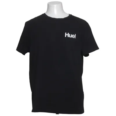 T-shirt (Noir) de Huel Coton, Élasthane