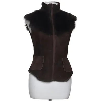 Gilet en cuir (Marron) Cuir