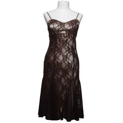 Cocktail dress (Brown, Beige) from Laura Scott Elastane, Polyester