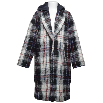 Coat (White, Black, Blue) from Berenice Acrylic, Alpaca wool, Polyester