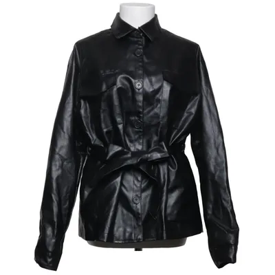 Jacket (PU Belted Jacket) from Chloé B x NA-KD Polyester, Polyurethane