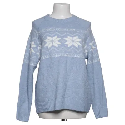 Sweater (Blue, White) from Esmara Acrylic, Elastane, Recycled polyester, Wool