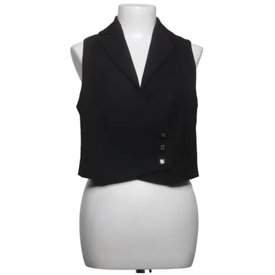 Kostuumgilet (Zwart) van Nikkie Elastaan, Gerecycled polyester, Viscose