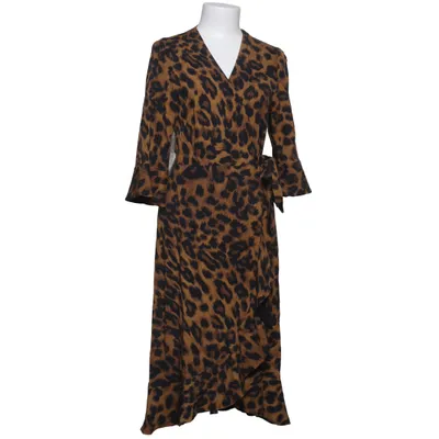 Wikkeljurk (Bruin, Zwart) van One Two & Luxzuz Polyester, Viscose