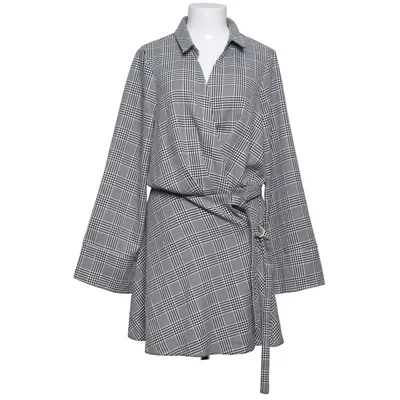 Slå-om-kjole (Sort, Hvid) fra ASOS Design Polyester
