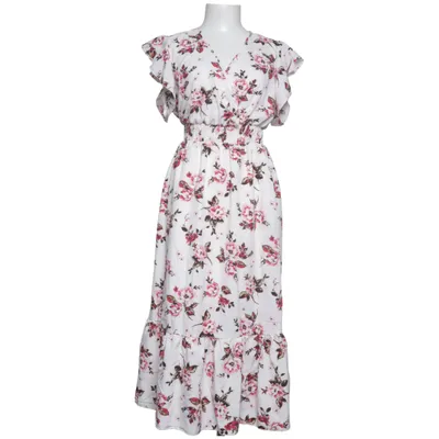 Långklänning (Vit, Rosa, Grön) från Hapsho