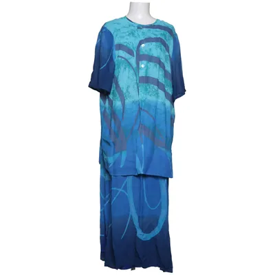 Ensemble (Bleu, Multicolore) de Doris Streich Polyester, Viscose