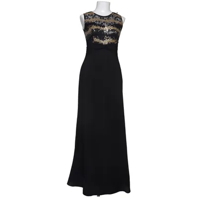 Aftenkjole (Sort, Guld) fra Maria Bonita Nylon, Polyester