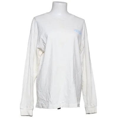 T-shirt à manches longues (Blanc, Bleu) de Grandpa Coton biologique
