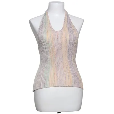 Halter neck top (Multicolored) Polyester