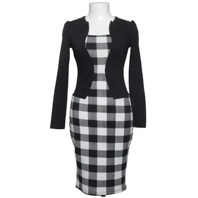 Robe (Noir, Blanc) de Oxiuli Fashion Coton, Polyester
