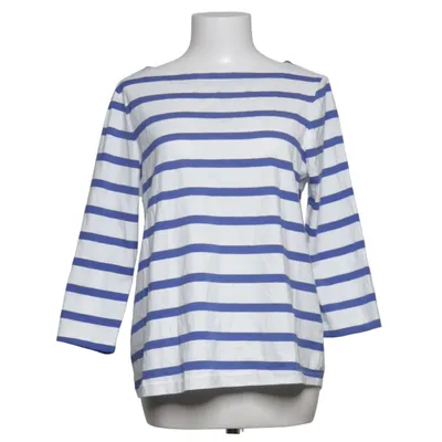 Lange mouwen shirt (Blauw, Wit) van Ellos Katoen, Elastaan