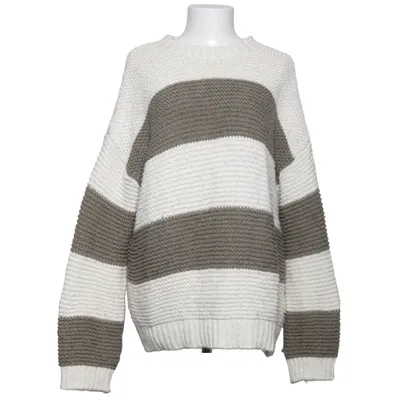 Sweater (White, Green) from Bik Bok Acrylic, Polyamide, Polyester