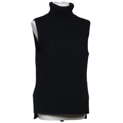 Pull sans manches (Noir) de Darling Harbour Cachemire, Polyamide, Viscose, Laine