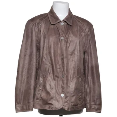 Jacket (Brown) from Louigi Polyester