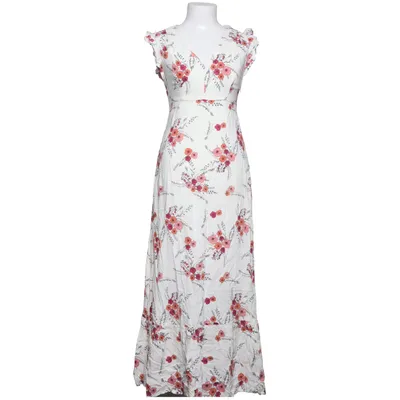 Maxi dress (White, Multicolored) from Collection Pimkie Cotton, Viscose