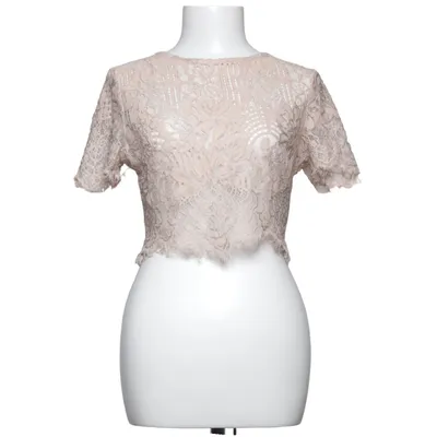 Crop top (Beige) från Lucy Wang Bomull, Polyamid, Polyester