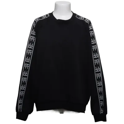 Sweatshirt (Sort, Hvid) fra Fairfield Bomuld, Polyester