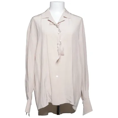 Blouse (Beige) van Lilysilk Zijde