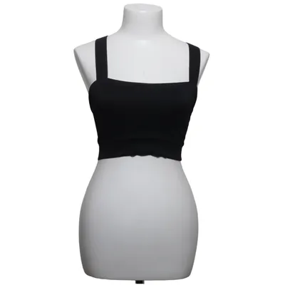 Crop top (Zwart) van Lune Active Elastaan, Polyamide