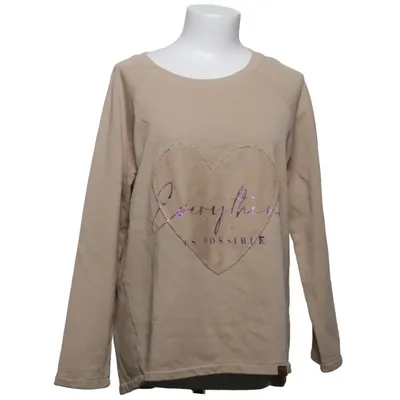 Sweatshirt (Beige) van Heart Kiss Katoen