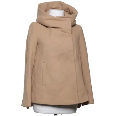 Coat (Beige) from Zara Basic Outerwear Polyester