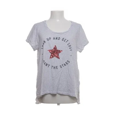 T-shirt (Hvid, Sort, Rød) fra Gina Bomuld, Viscose