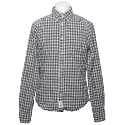 Shirt (Blauw, Wit) van Abercrombie & Fitch Katoen