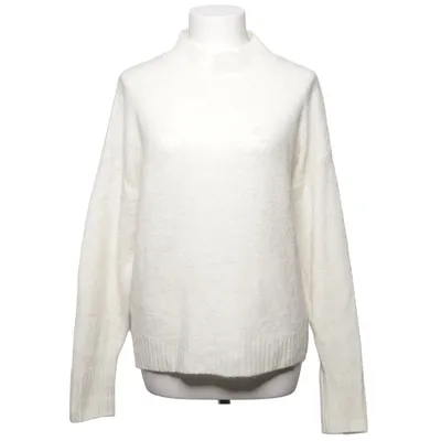 Trui (Wit) van Ichi Acryl, Alpacawol, Gerecycled polyester