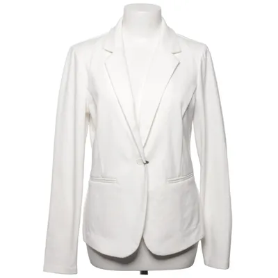 Blazer (White) from Ichi Elastane, Polyester, Viscose
