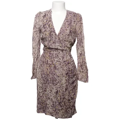 Klänning (Beige, Lila, Flerfärgad) från Massimo Dutti Polyester