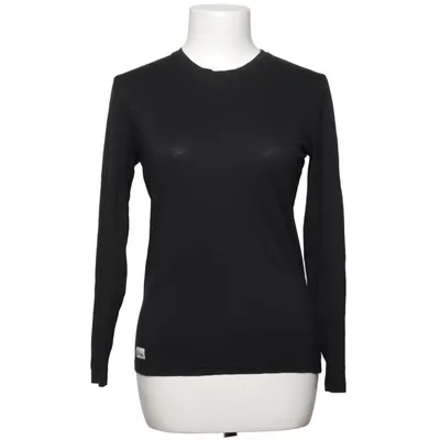 T-shirt à manches longues (Noir) de Öjbro Vantfabrik Laine de mouton, Polyester recyclé