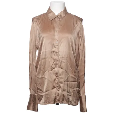 Shirt (Brown) from Yaya Women Elastane, Viscose