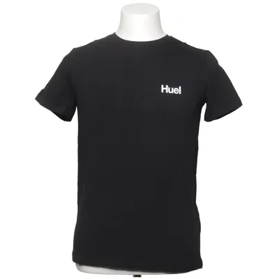 T-shirt (Noir) de Huel Coton, Élasthane